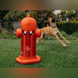 Bark Box Super Chewer & Funboy XL fire hydrant sprinkler Dog toy NEW in box